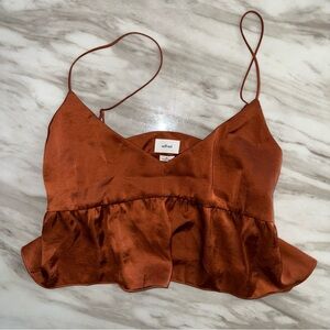 Aritzia Wilfred Satin Top Little Moon Camisole Cami #Aritzia Size xl